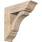 Ekena Millwork Legacy Traditional Smooth Bracket w/ Offset Brace, Douglas Fir, 7 1/2"W x 24"D x 24"H BKT0806X24X24LEC01SDF - alternate 1